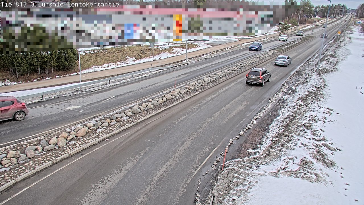 Kelikamerat Kuva Tie 816 Oulunsalo, Lentokentäntie, Oulu, Pohjois-Pohjanmaa