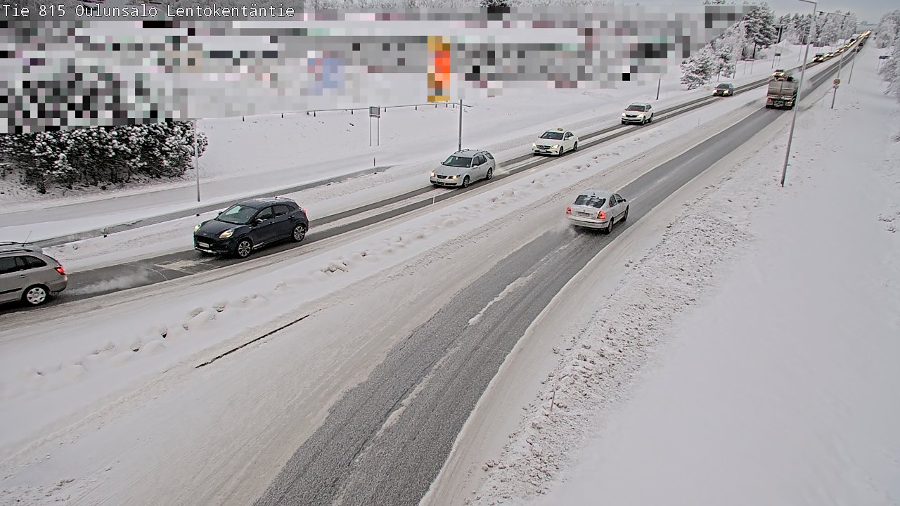 Weather Camera Image Road 816 Oulunsalo, Lentokentäntie, Oulu, Pohjois-Pohjanmaa