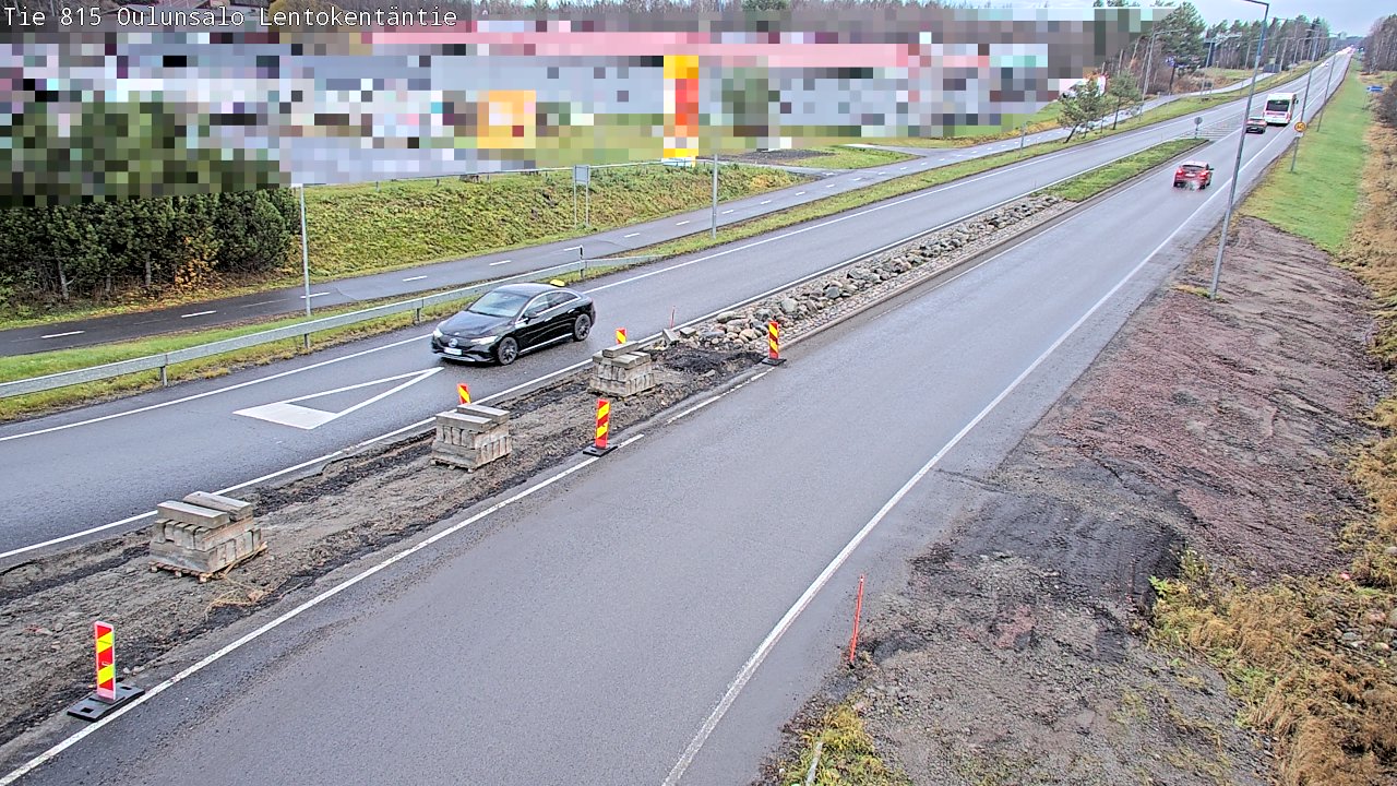 Kelikamerat Kuva Tie 816 Oulunsalo, Lentokentäntie, Oulu, Pohjois-Pohjanmaa
