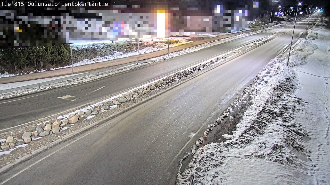 Kelikamerat Kuva Tie 816 Oulunsalo, Lentokentäntie, Oulu, Pohjois-Pohjanmaa