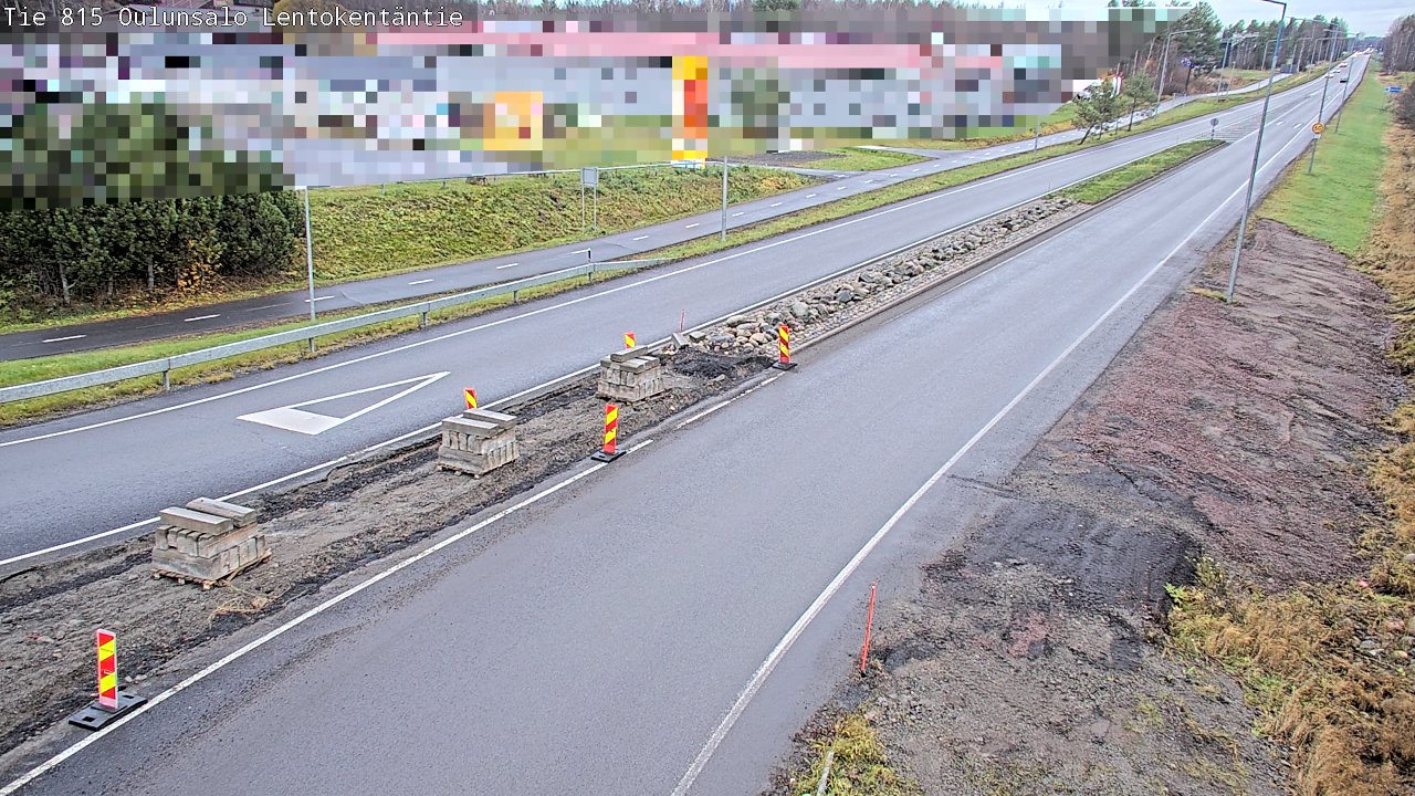 Kelikamerat Kuva Tie 816 Oulunsalo, Lentokentäntie, Oulu, Pohjois-Pohjanmaa