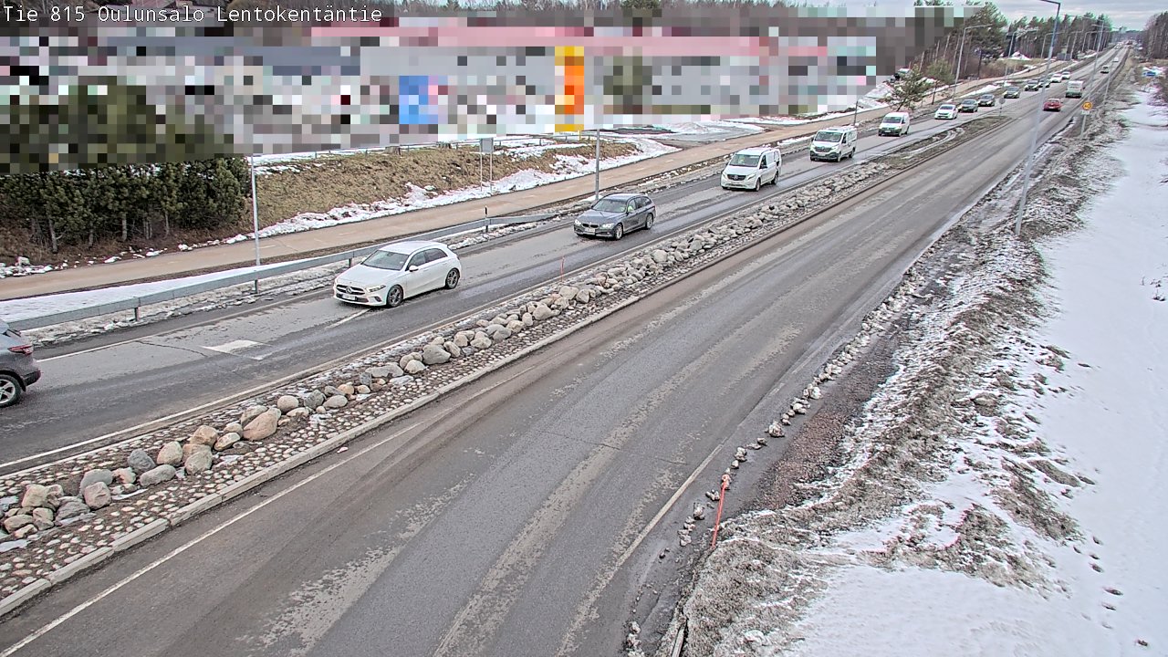 Kelikamerat Kuva Tie 816 Oulunsalo, Lentokentäntie, Oulu, Pohjois-Pohjanmaa