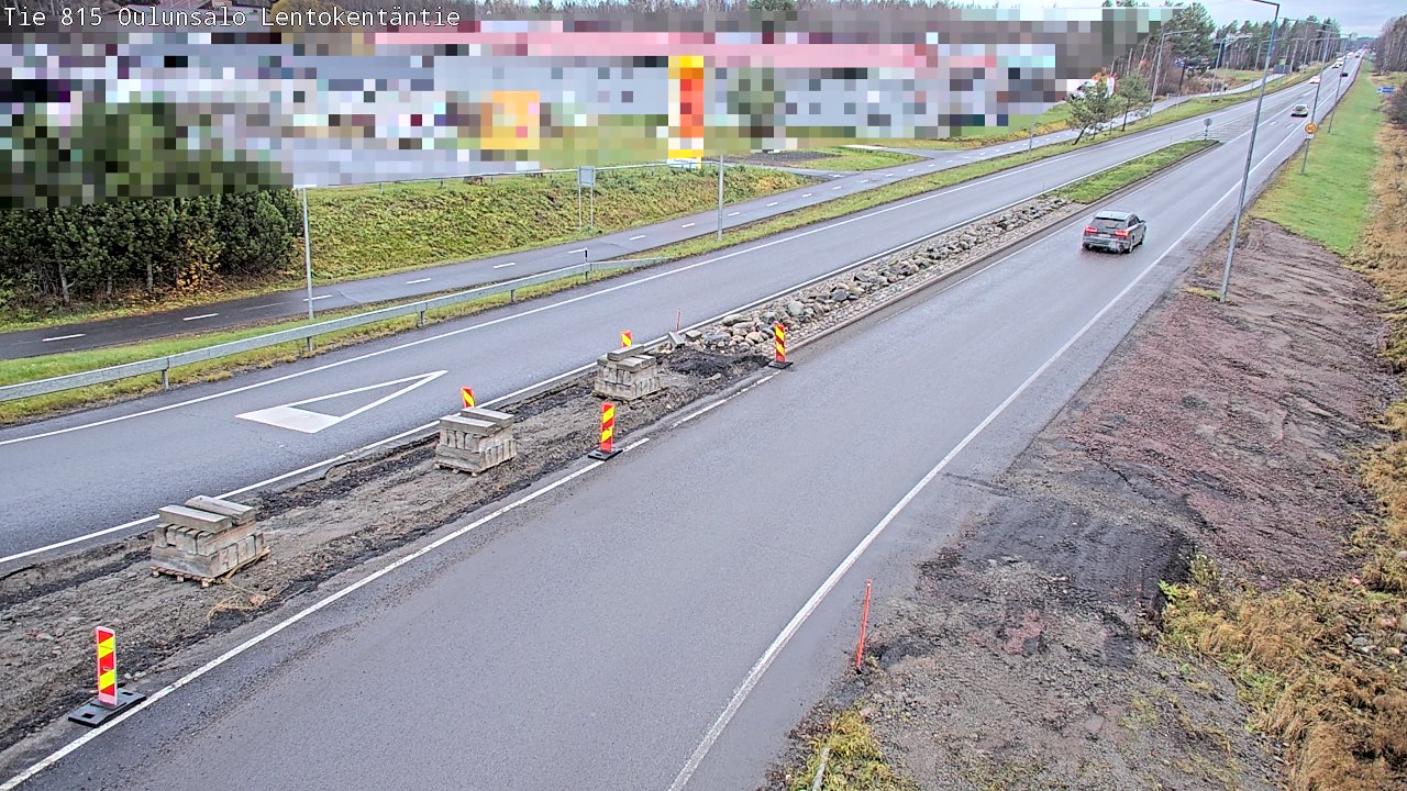 Kelikamerat Kuva Tie 816 Oulunsalo, Lentokentäntie, Oulu, Pohjois-Pohjanmaa