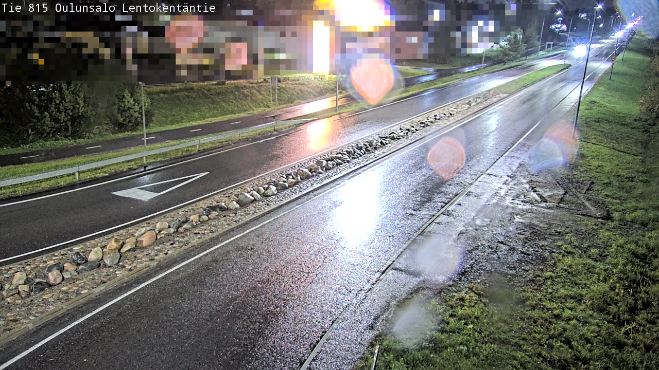 Weather Camera Image Road 816 Oulunsalo, Lentokentäntie, Oulu, Pohjois-Pohjanmaa