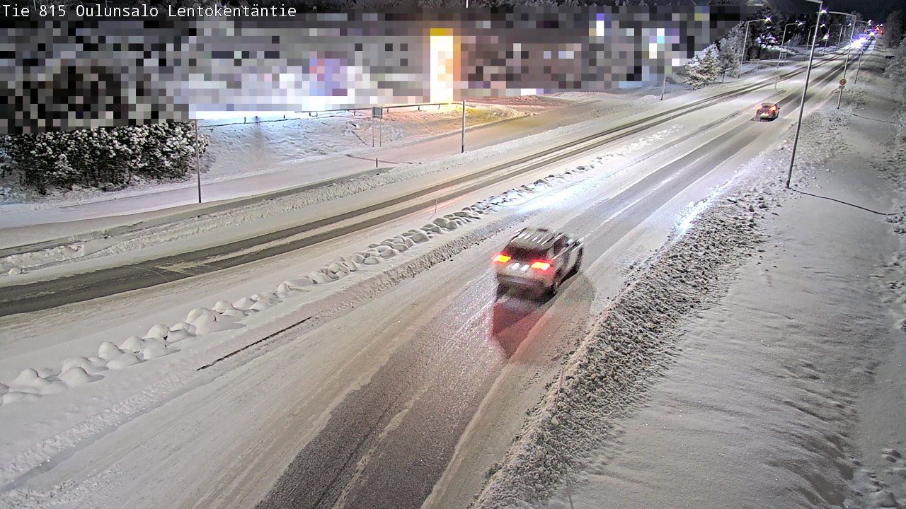 Kelikamerat Kuva Tie 816 Oulunsalo, Lentokentäntie, Oulu, Pohjois-Pohjanmaa