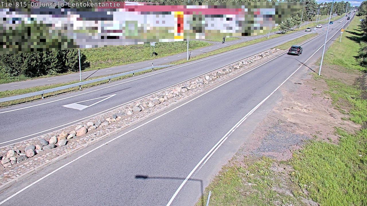 Kelikamerat Kuva Tie 816 Oulunsalo, Lentokentäntie, Oulu, Pohjois-Pohjanmaa