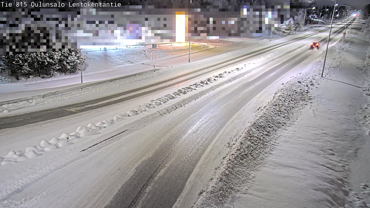 Kelikamerat Kuva Tie 816 Oulunsalo, Lentokentäntie, Oulu, Pohjois-Pohjanmaa