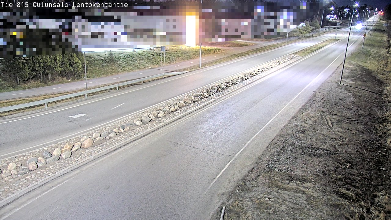 Kelikamerat Kuva Tie 816 Oulunsalo, Lentokentäntie, Oulu, Pohjois-Pohjanmaa
