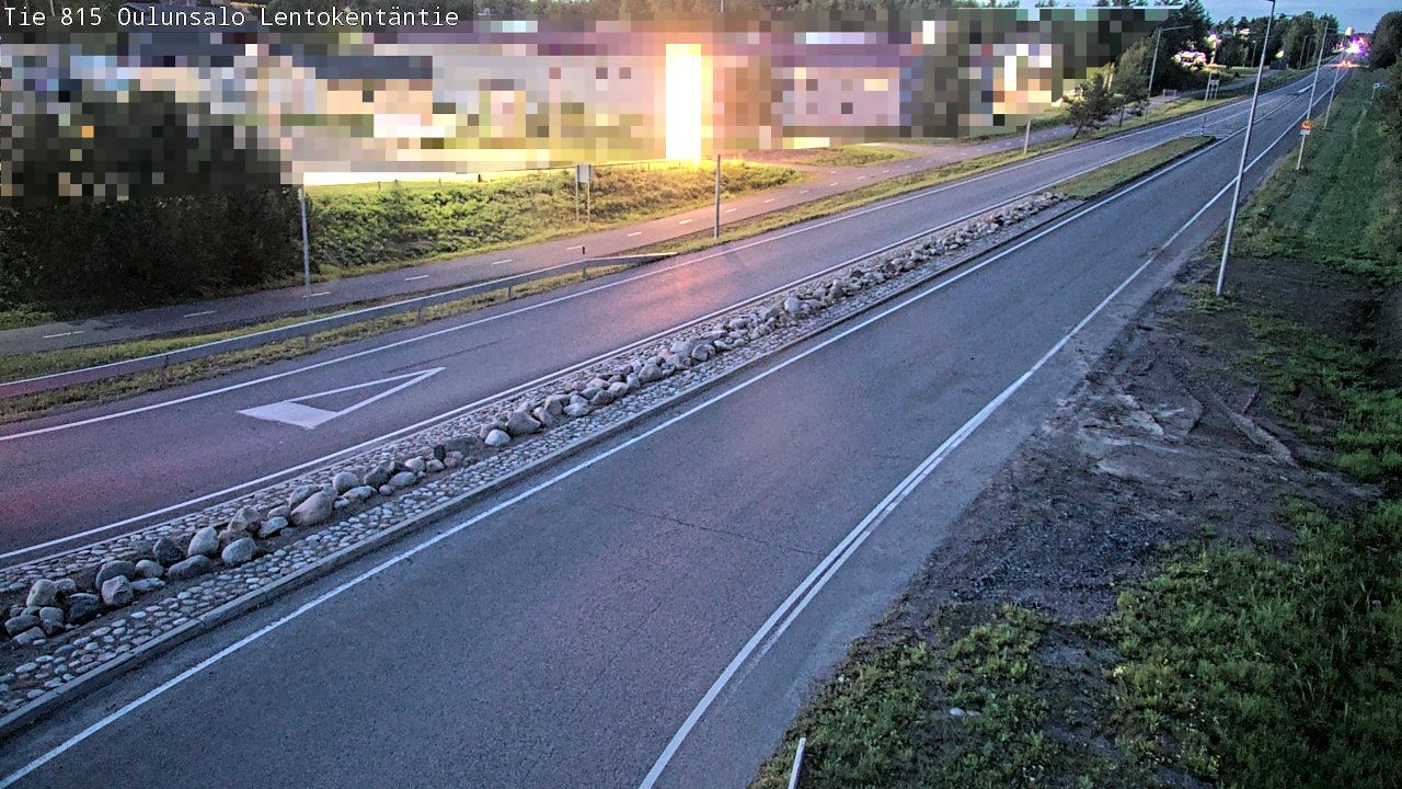 Kelikamerat Kuva Tie 816 Oulunsalo, Lentokentäntie, Oulu, Pohjois-Pohjanmaa