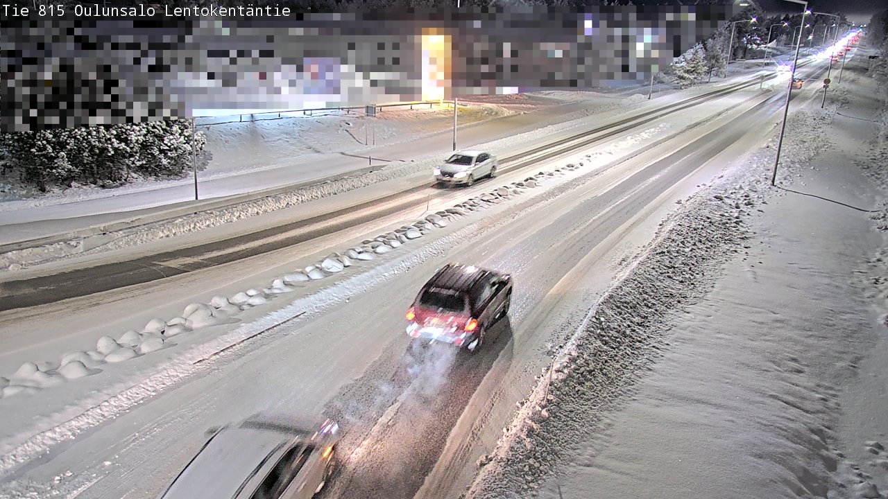 Kelikamerat Kuva Tie 816 Oulunsalo, Lentokentäntie, Oulu, Pohjois-Pohjanmaa