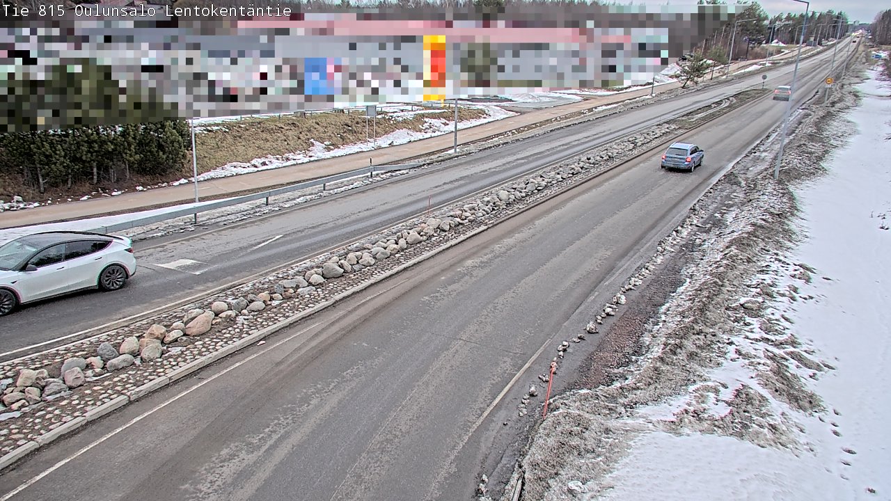 Weather Camera Image Road 816 Oulunsalo, Lentokentäntie, Oulu, Pohjois-Pohjanmaa