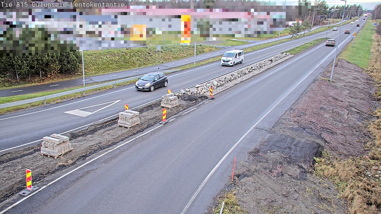 Kelikamerat Kuva Tie 816 Oulunsalo, Lentokentäntie, Oulu, Pohjois-Pohjanmaa