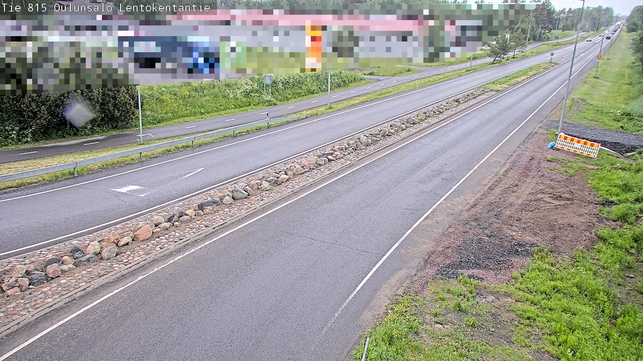 Kelikamerat Kuva Tie 816 Oulunsalo, Lentokentäntie, Oulu, Pohjois-Pohjanmaa