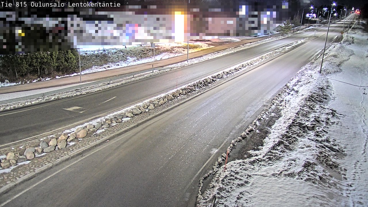 Kelikamerat Kuva Tie 816 Oulunsalo, Lentokentäntie, Oulu, Pohjois-Pohjanmaa