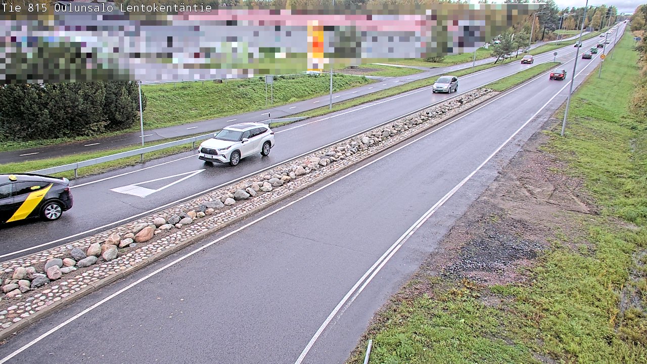Kelikamerat Kuva Tie 816 Oulunsalo, Lentokentäntie, Oulu, Pohjois-Pohjanmaa