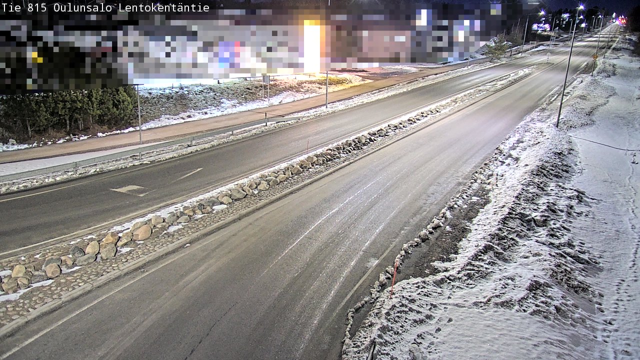 Kelikamerat Kuva Tie 816 Oulunsalo, Lentokentäntie, Oulu, Pohjois-Pohjanmaa