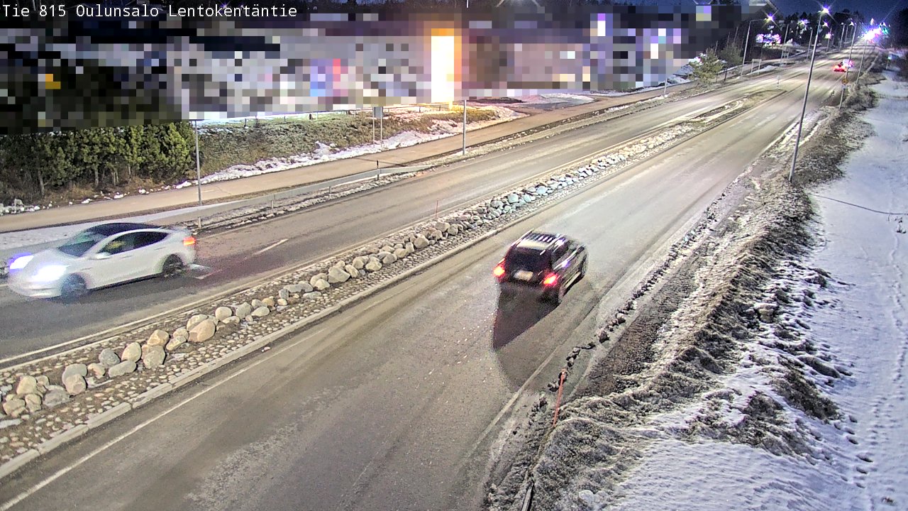 Weather Camera Image Road 816 Oulunsalo, Lentokentäntie, Oulu, Pohjois-Pohjanmaa