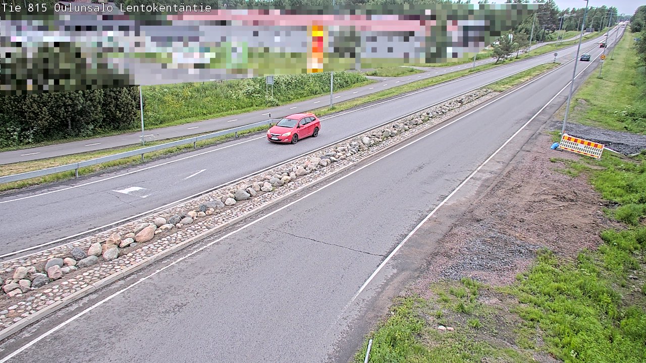 Kelikamerat Kuva Tie 816 Oulunsalo, Lentokentäntie, Oulu, Pohjois-Pohjanmaa