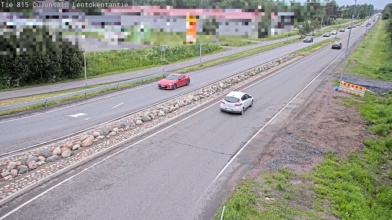 Kelikamerat Kuva Tie 816 Oulunsalo, Lentokentäntie, Oulu, Pohjois-Pohjanmaa