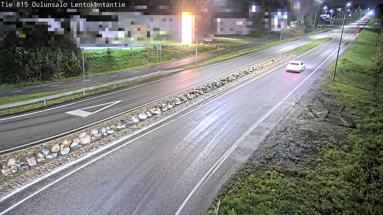 Weather Camera Image Road 816 Oulunsalo, Lentokentäntie, Oulu, Pohjois-Pohjanmaa