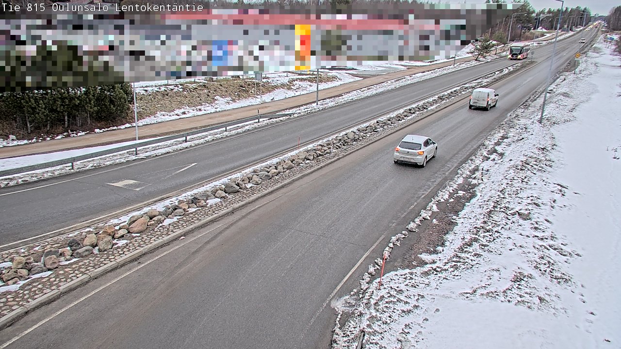 Kelikamerat Kuva Tie 816 Oulunsalo, Lentokentäntie, Oulu, Pohjois-Pohjanmaa