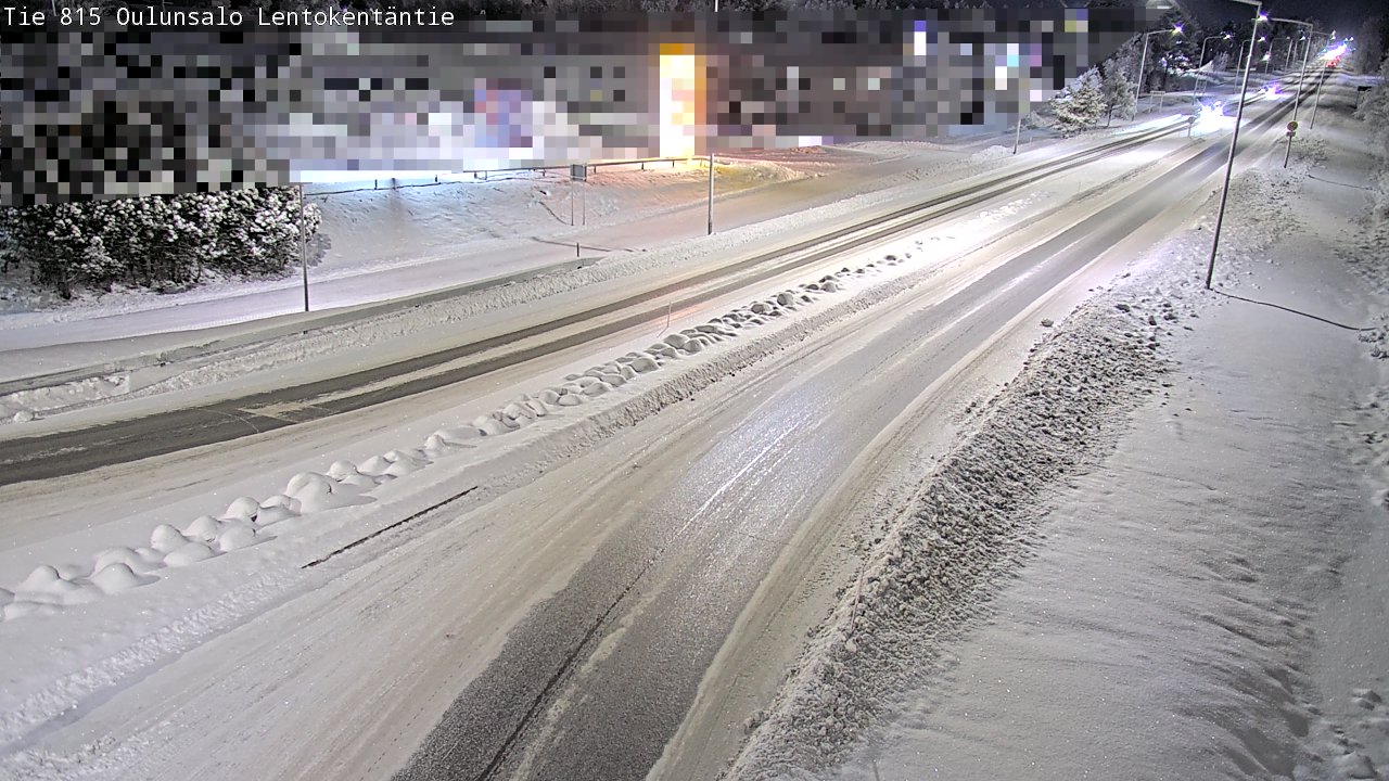 Kelikamerat Kuva Tie 816 Oulunsalo, Lentokentäntie, Oulu, Pohjois-Pohjanmaa