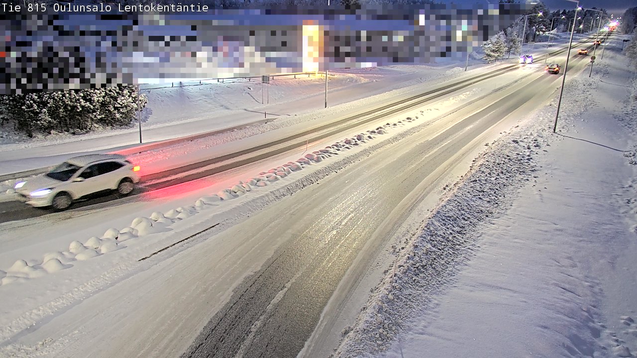 Kelikamerat Kuva Tie 816 Oulunsalo, Lentokentäntie, Oulu, Pohjois-Pohjanmaa