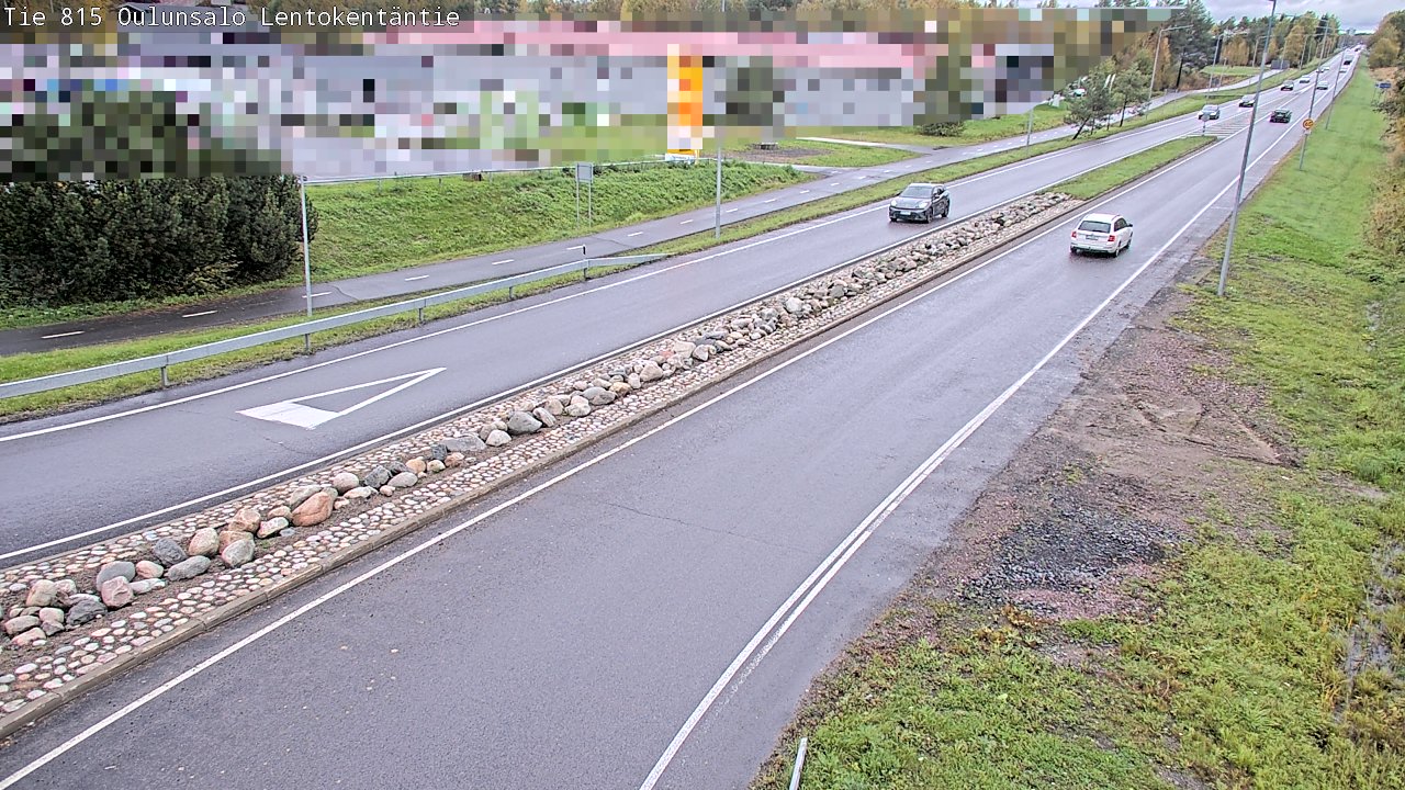 Kelikamerat Kuva Tie 816 Oulunsalo, Lentokentäntie, Oulu, Pohjois-Pohjanmaa
