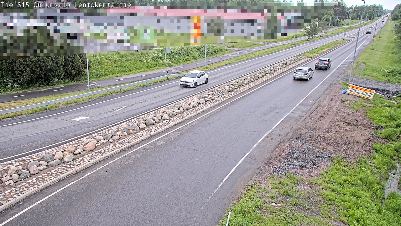 Kelikamerat Kuva Tie 816 Oulunsalo, Lentokentäntie, Oulu, Pohjois-Pohjanmaa