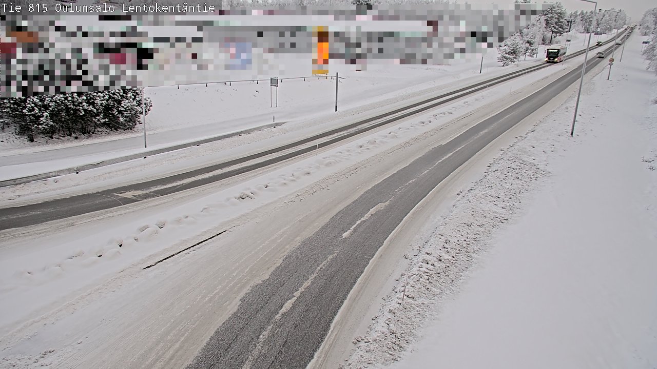 Kelikamerat Kuva Tie 816 Oulunsalo, Lentokentäntie, Oulu, Pohjois-Pohjanmaa