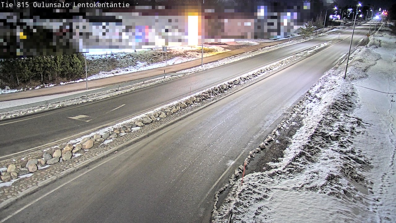 Kelikamerat Kuva Tie 816 Oulunsalo, Lentokentäntie, Oulu, Pohjois-Pohjanmaa