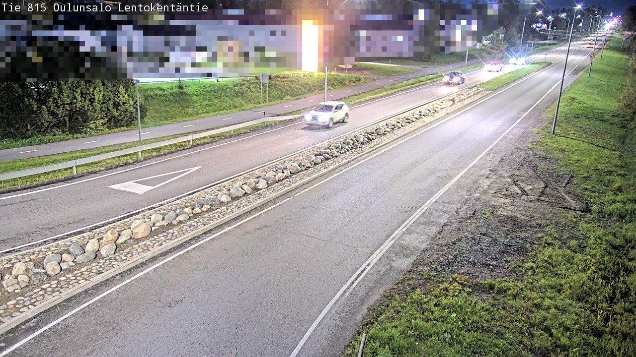 Weather Camera Image Road 816 Oulunsalo, Lentokentäntie, Oulu, Pohjois-Pohjanmaa