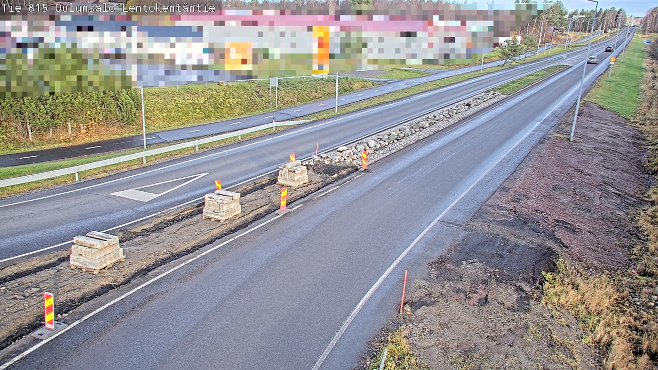 Kelikamerat Kuva Tie 816 Oulunsalo, Lentokentäntie, Oulu, Pohjois-Pohjanmaa