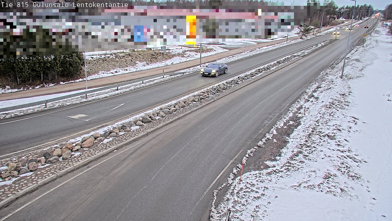 Kelikamerat Kuva Tie 816 Oulunsalo, Lentokentäntie, Oulu, Pohjois-Pohjanmaa