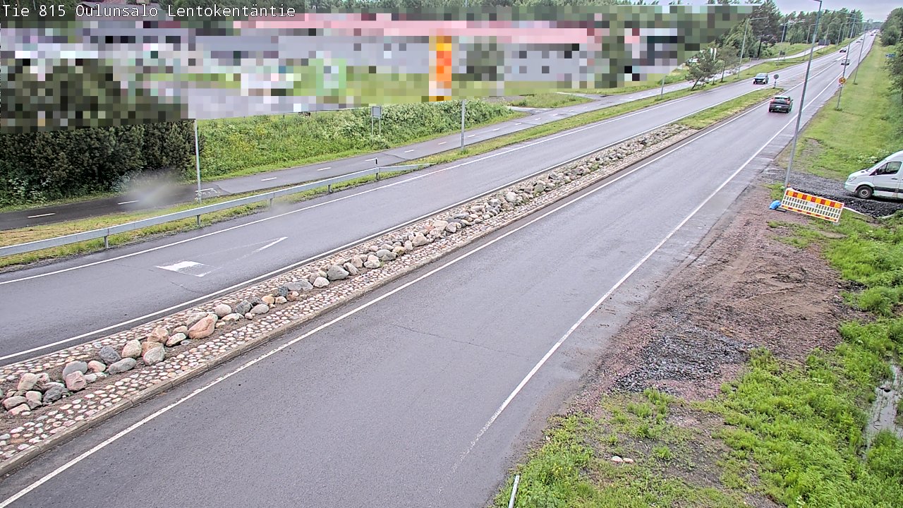 Kelikamerat Kuva Tie 816 Oulunsalo, Lentokentäntie, Oulu, Pohjois-Pohjanmaa
