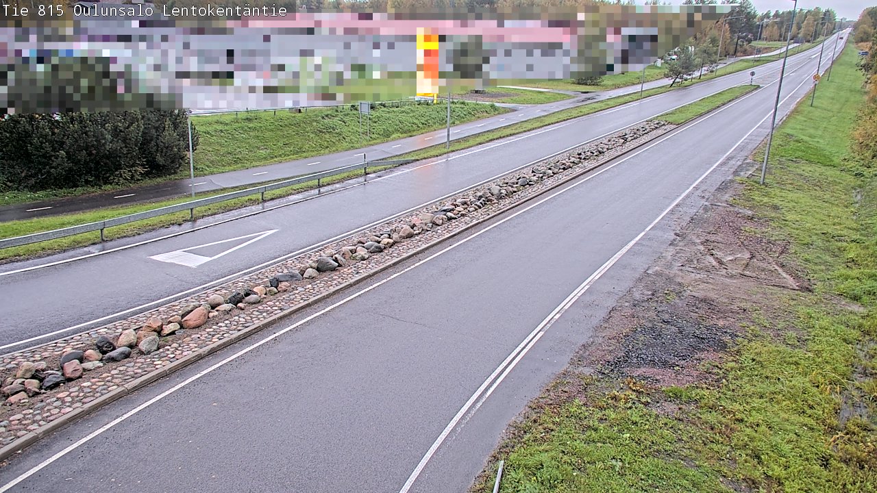 Weather Camera Image Road 816 Oulunsalo, Lentokentäntie, Oulu, Pohjois-Pohjanmaa