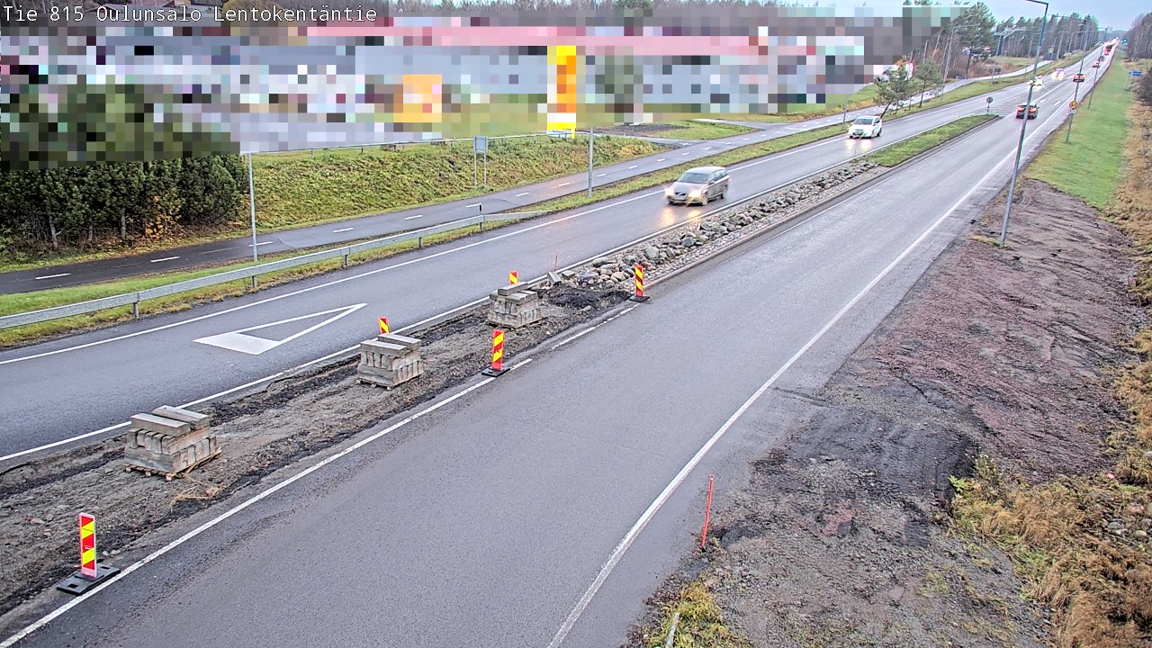 Kelikamerat Kuva Tie 816 Oulunsalo, Lentokentäntie, Oulu, Pohjois-Pohjanmaa