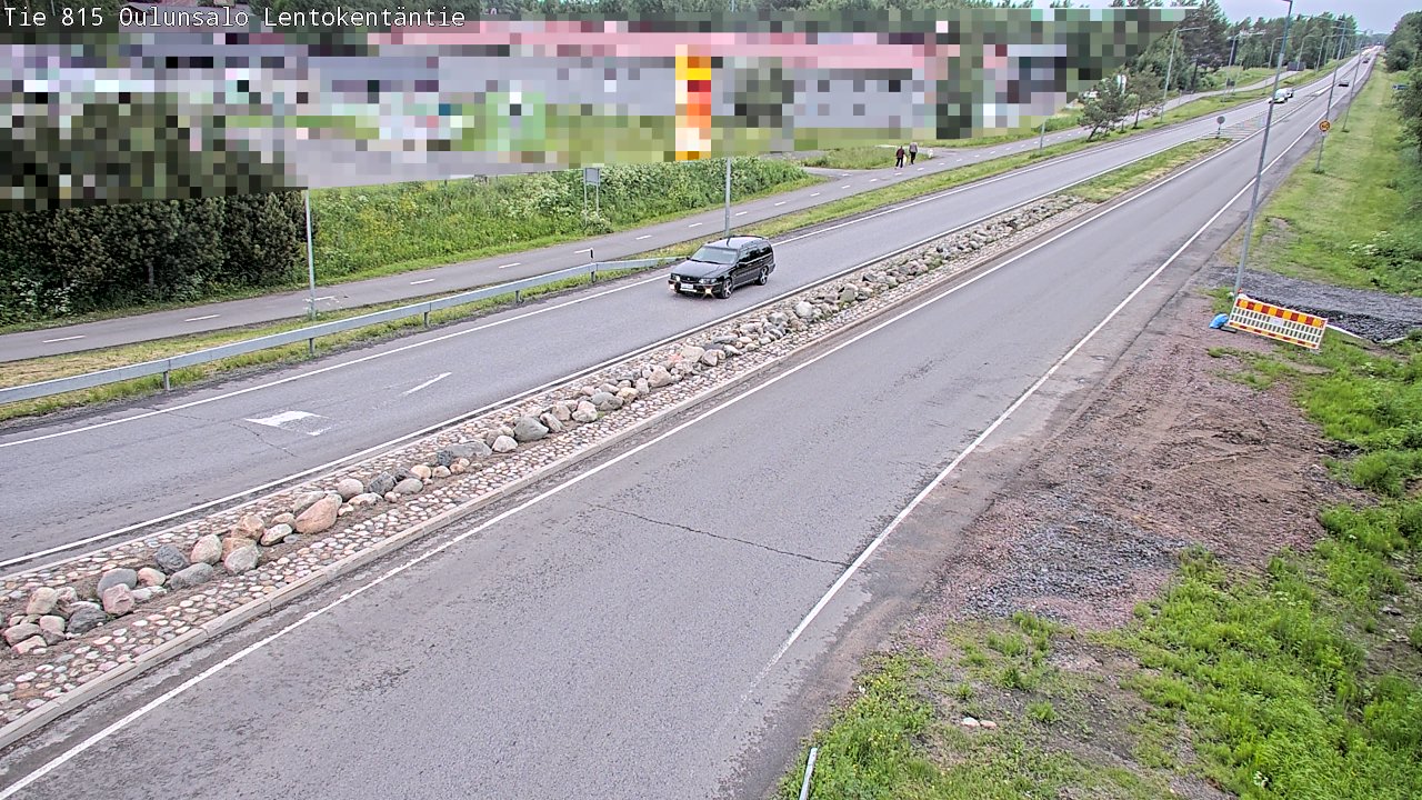 Kelikamerat Kuva Tie 816 Oulunsalo, Lentokentäntie, Oulu, Pohjois-Pohjanmaa