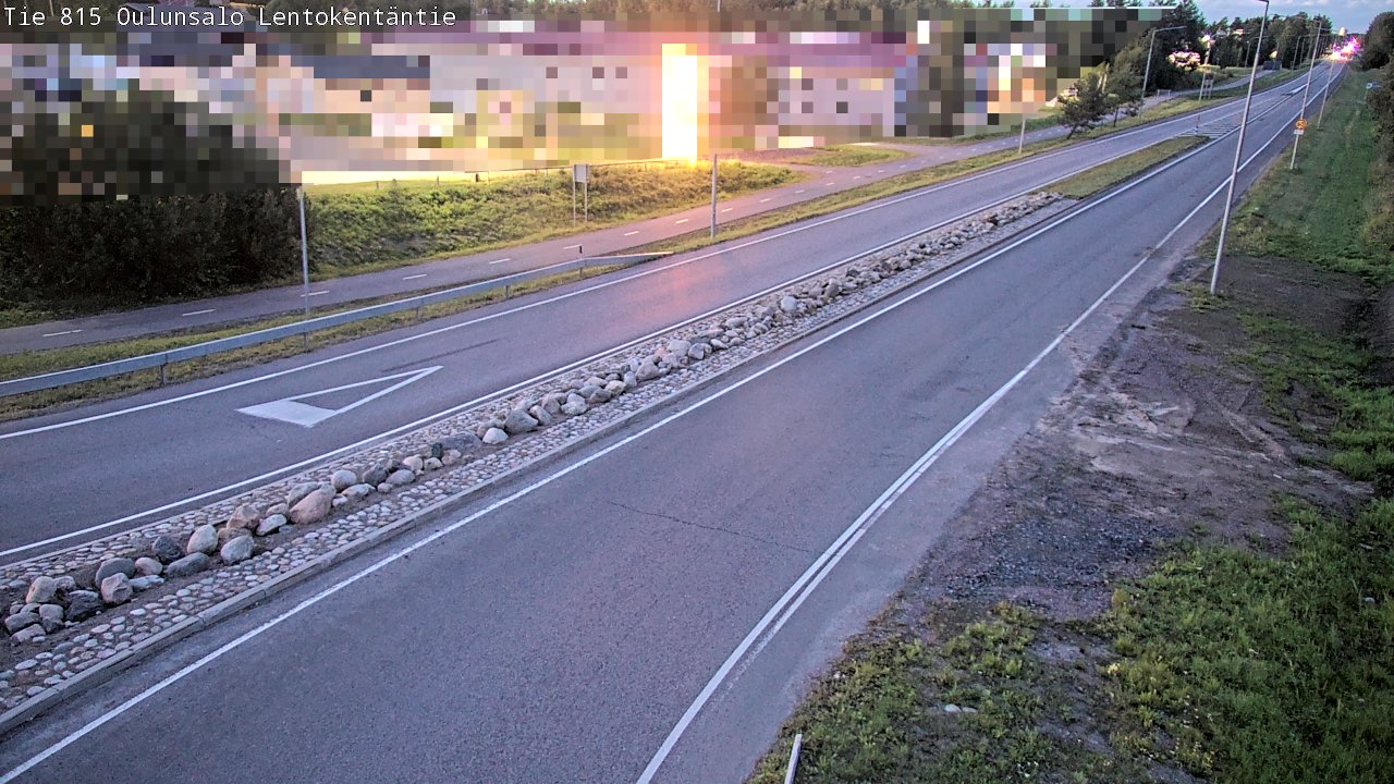 Kelikamerat Kuva Tie 816 Oulunsalo, Lentokentäntie, Oulu, Pohjois-Pohjanmaa