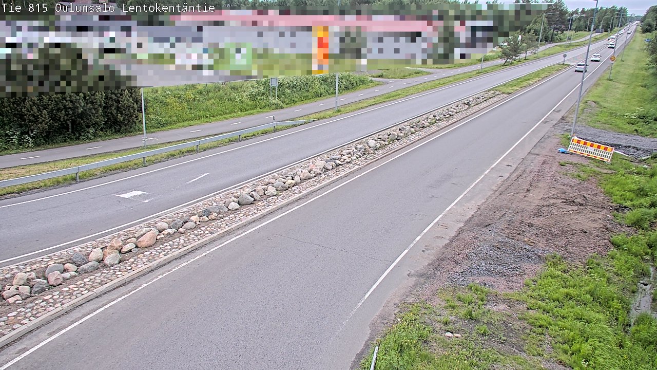 Kelikamerat Kuva Tie 816 Oulunsalo, Lentokentäntie, Oulu, Pohjois-Pohjanmaa