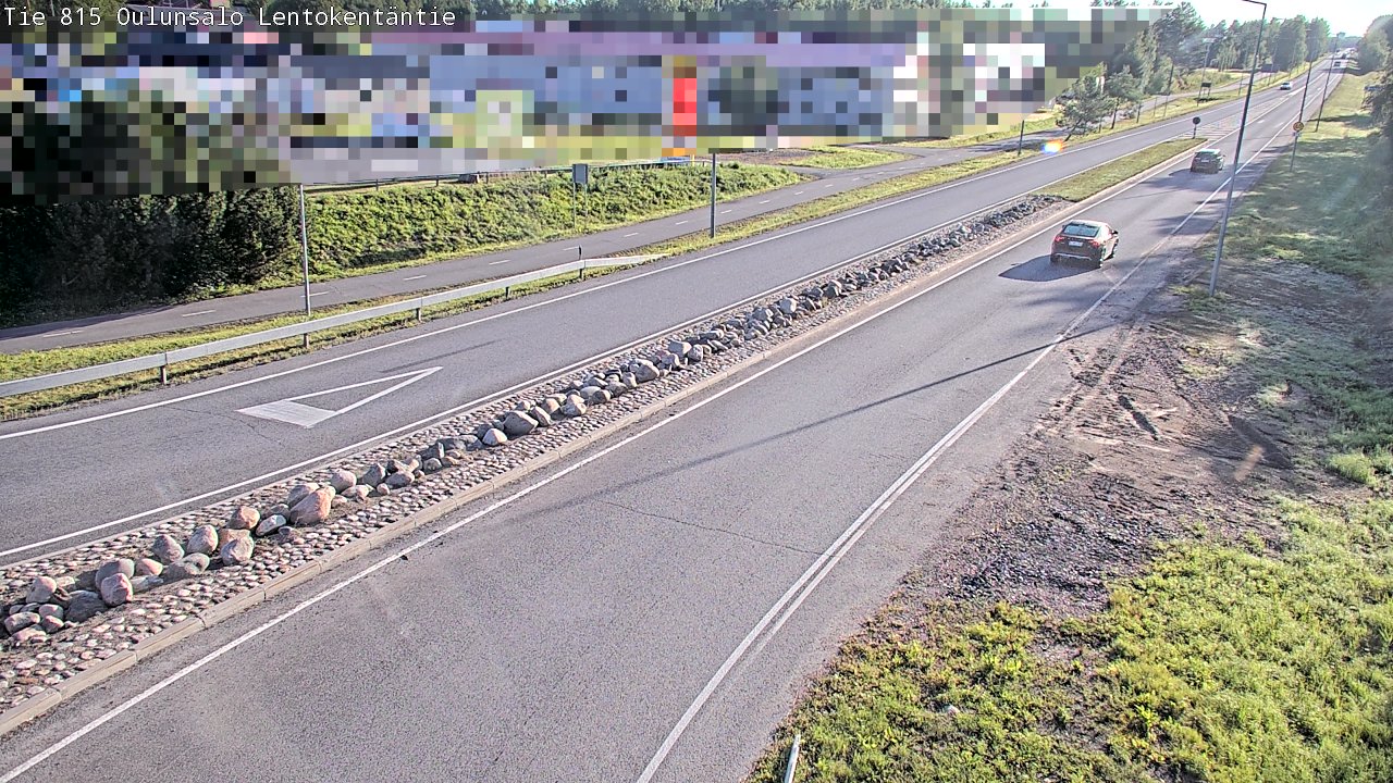Weather Camera Image Road 816 Oulunsalo, Lentokentäntie, Oulu, Pohjois-Pohjanmaa