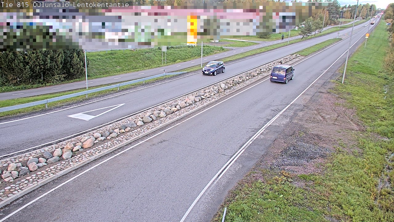 Weather Camera Image Road 816 Oulunsalo, Lentokentäntie, Oulu, Pohjois-Pohjanmaa