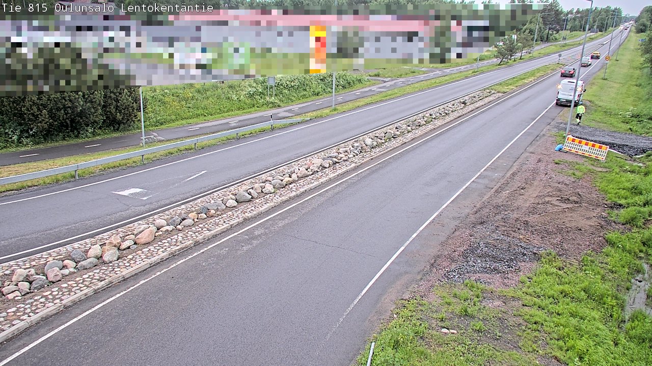 Kelikamerat Kuva Tie 816 Oulunsalo, Lentokentäntie, Oulu, Pohjois-Pohjanmaa