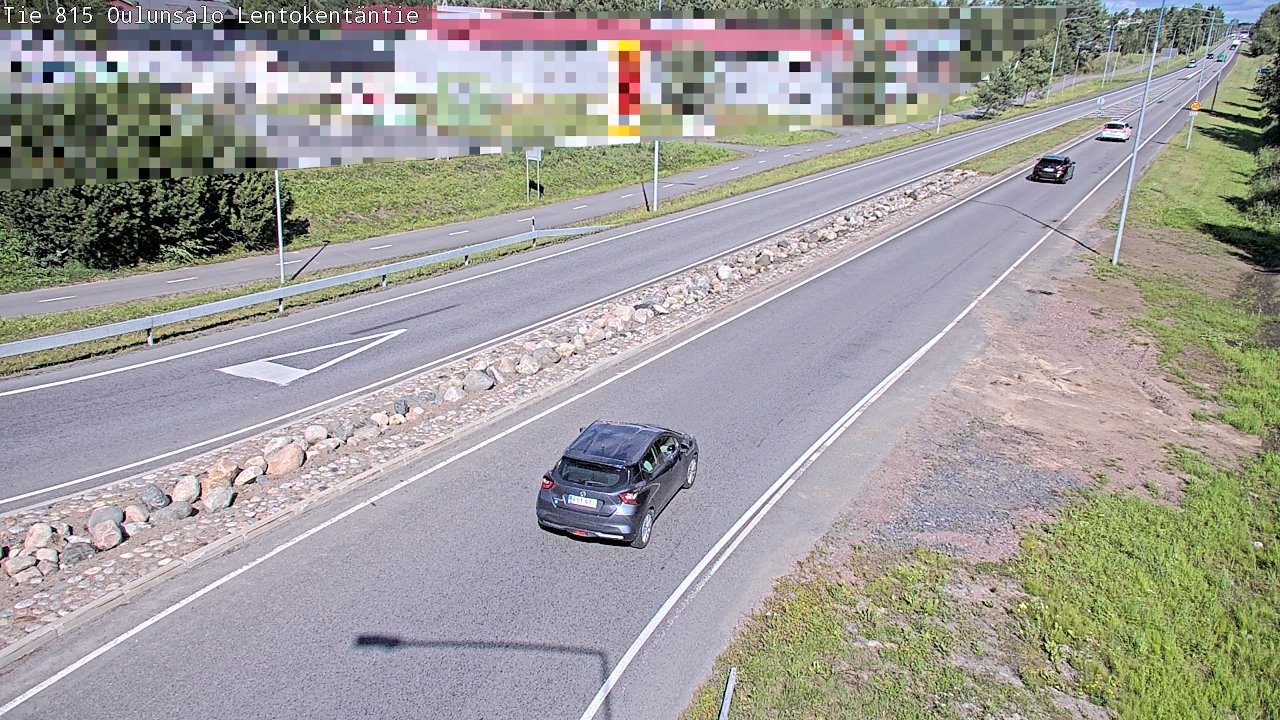 Kelikamerat Kuva Tie 816 Oulunsalo, Lentokentäntie, Oulu, Pohjois-Pohjanmaa