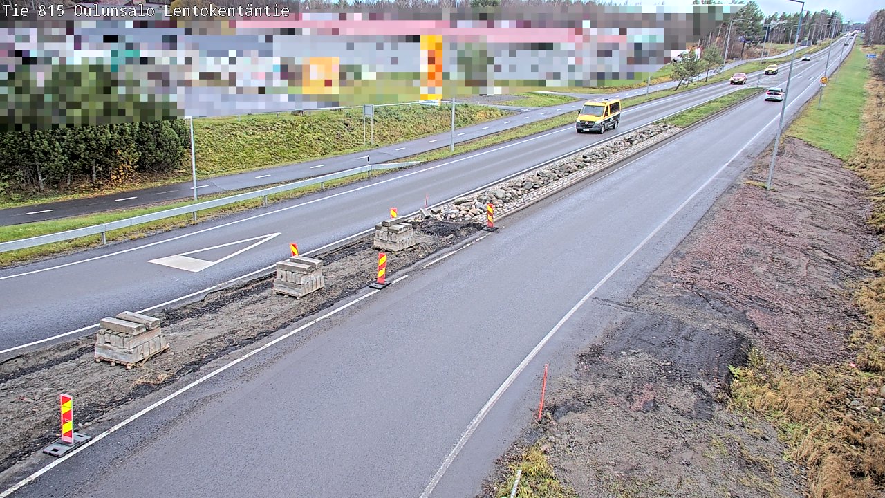 Kelikamerat Kuva Tie 816 Oulunsalo, Lentokentäntie, Oulu, Pohjois-Pohjanmaa