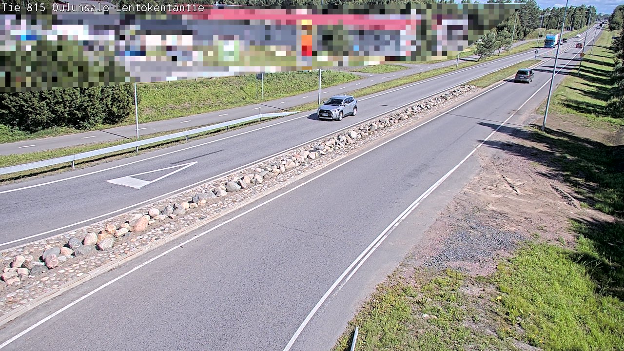 Kelikamerat Kuva Tie 816 Oulunsalo, Lentokentäntie, Oulu, Pohjois-Pohjanmaa