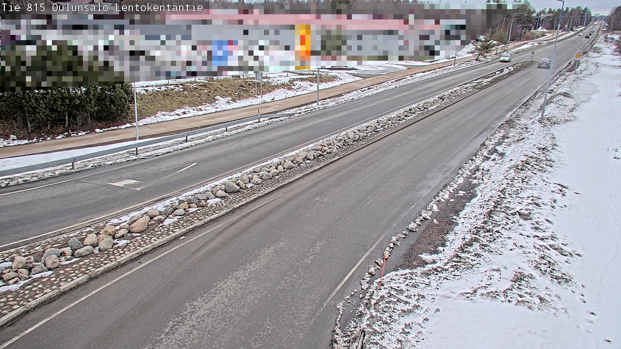 Kelikamerat Kuva Tie 816 Oulunsalo, Lentokentäntie, Oulu, Pohjois-Pohjanmaa