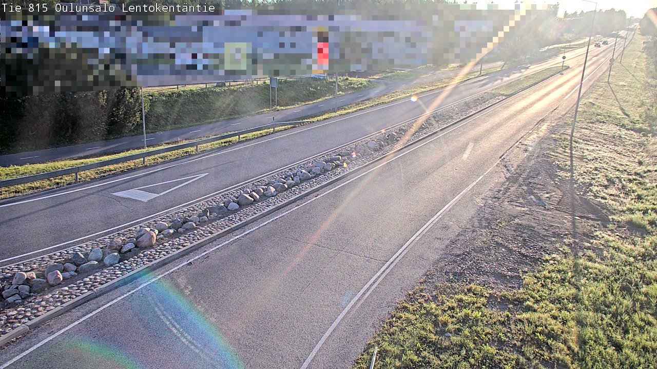 Weather Camera Image Road 816 Oulunsalo, Lentokentäntie, Oulu, Pohjois-Pohjanmaa