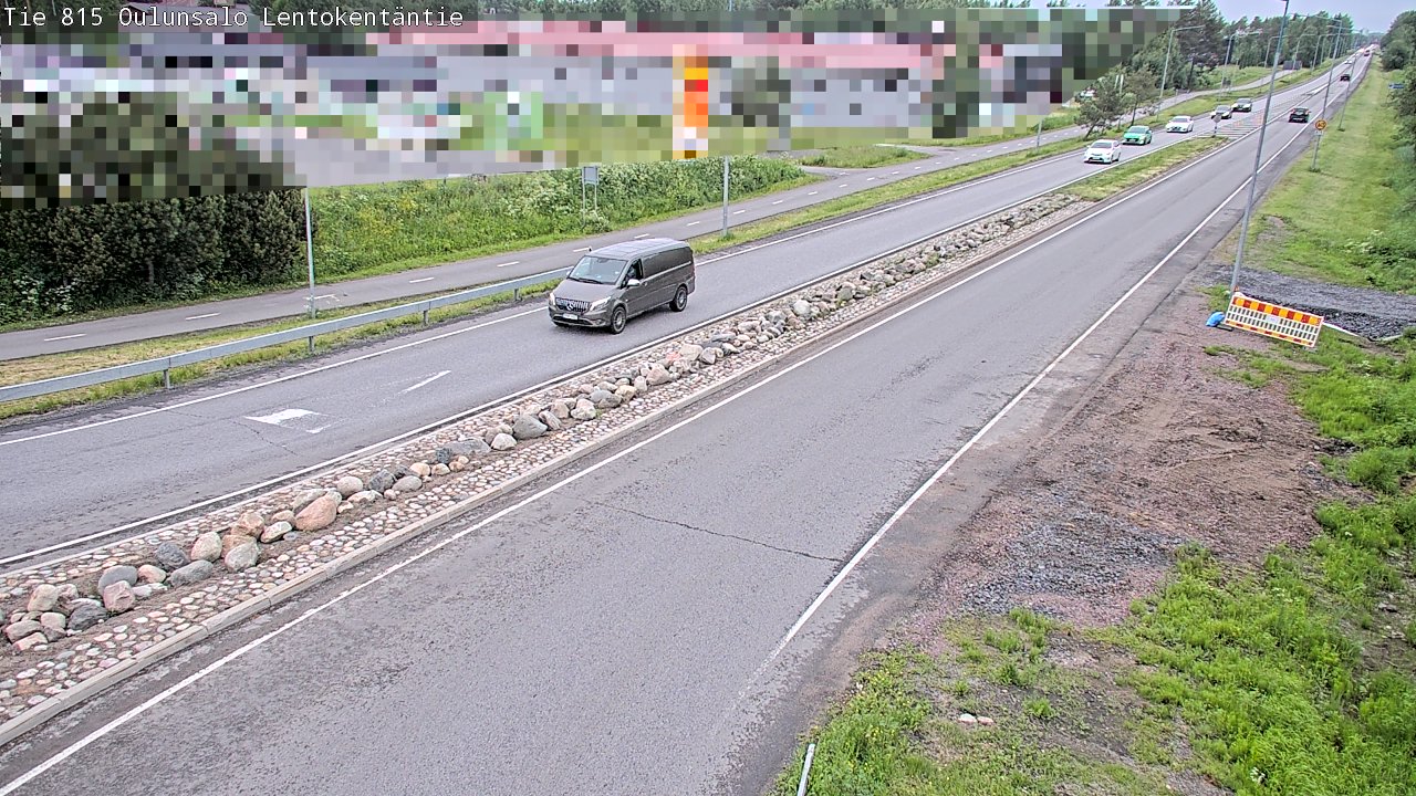 Kelikamerat Kuva Tie 816 Oulunsalo, Lentokentäntie, Oulu, Pohjois-Pohjanmaa