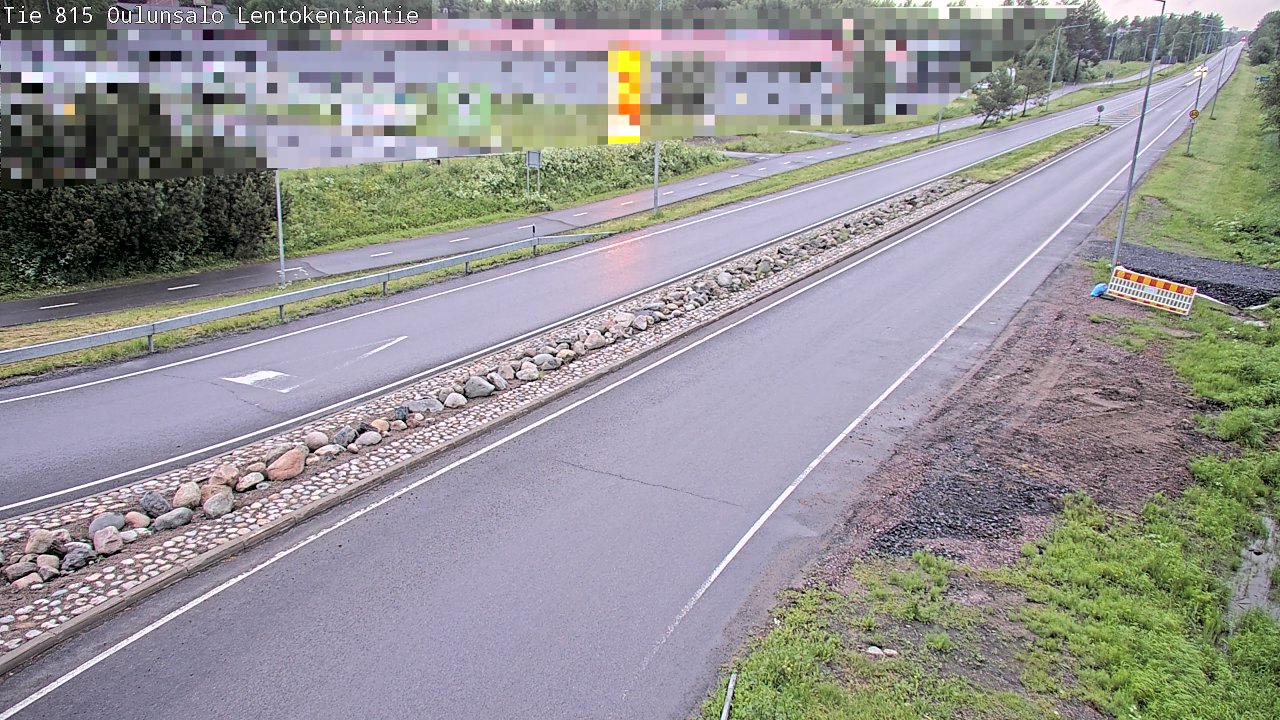 Kelikamerat Kuva Tie 816 Oulunsalo, Lentokentäntie, Oulu, Pohjois-Pohjanmaa